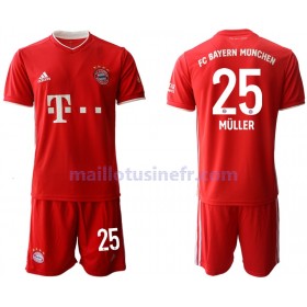 Maillot de Foot Bayern Munich Thomas Muller 25 Domicile 2020-21 - Enfant